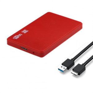 HDD SSD Enclosures |   2.5 Inch External Hard Drive Enclosure USB 3.0 5Gbps Hard Drive Case Adapter Tool-Free Portable For SATA HDD SSD red Drives & Storage HDD SSD Enclosures