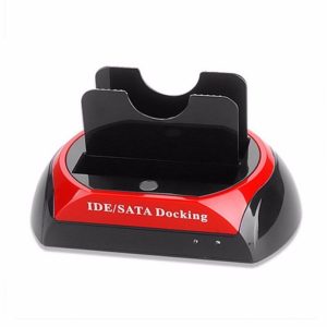 More PC Accessories |   875D-J HDD Base with Multi Card Reader Slot for 2.5/3.5 inch SATA/IDE Hard Drive Docking Station Red+Black Computer Peripherals More PC Accessories