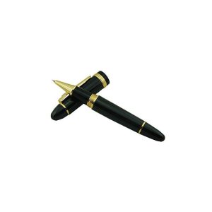 More PC Accessories |   Jinhao Black Rollerball Pen with Golden Metallic Edge for Office Writing  Black + Gold Computer Peripherals Black + Gold