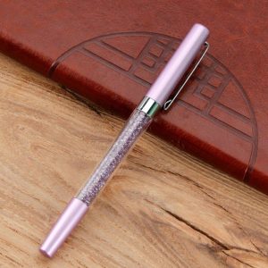 More PC Accessories |   Metal Crystal Signature Pen Office Stationery Multi-color Delicate Pen Gift purple_1.0mm Computer Peripherals More PC Accessories