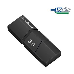 More PC Accessories |   USB 3.0 Card Reader High Speed Read/Write for Micro SD Card black Computer Peripherals Black