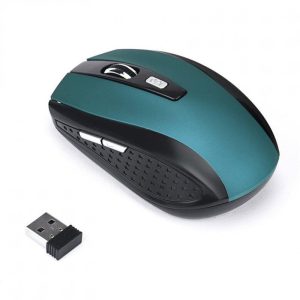 Mouse + Keyboard |   2.4ghz Computer Mouse Portable 6 Keys Usb Receiver Wireless Gaming Mouse green Computer Peripherals Green