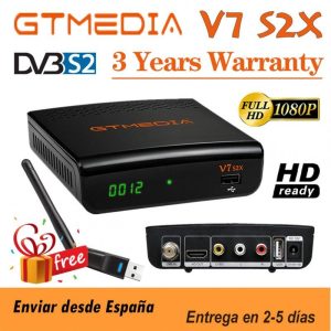 Networking Tools |   Fta Gtmedia V7 S2x Dvb-s2 Satellite  Receiver With Usb 1080p Full Hd Support Biss Auto Scroll V7hd Upgrade Wifi Digital Receiver EU plug Networking Devices EU Plug