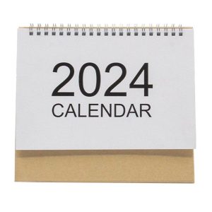 Office Supplies |   Desk Calendar 2024 Standing Flip Calendar Thick Paper Year Standing Desk Calendar 2024 For Home Office School Large size Office supplies Large size