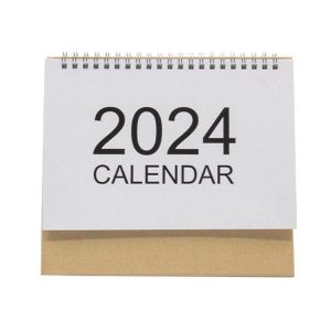 Office Supplies |   Desk Calendar 2024 Standing Flip Calendar Thick Paper Year Standing Desk Calendar 2024 For Home Office School Medium Office supplies Medium