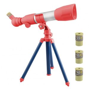 School Supplies |   Students Astronomical Telescope With Tripod High-definition Eyepiece Science Experiment Stem Toys A18 red Office supplies A18 red