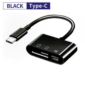 USB Flash Drives |   US Usb Type C Card Reader Otg Adapter Micro Usb Sd/tf Card Reader For Android Phone Computer Multi-function Data Transfer Cable black Drives & Storage Black