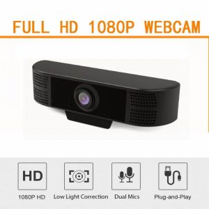 Webcams |   HD 1080P Webcam Camera with MIC Clip-on  USB2.0/3.0 for Computer PC Laptop Professional Black 1080P Computer Peripherals Black 1080P