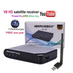 Networking Tools |   iBRAVEBOX V8 HD 1080P DVB-S2 Digital Free Satellite Web TV Receiver PVR USB WIFI US plug Networking Devices Networking Tools