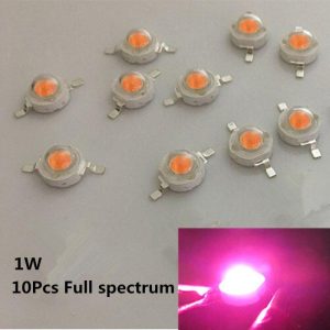 USB + PC Accessories |   10Pcs/Set 1W LED Super Bright Lamp Beads Night Light for Flashlight Stage Yard Bulb Full spectrum 380-840NM Computer Peripherals Full spectrum 380-840NM + 1W