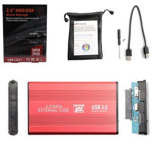 Hard Drives |   2.5 Inch HDD 1TB / 2TB USB 3.0 SATA III HD External Hard Drive Supports for EXFAT and WIN Systems red Drives & Storage Hard Drives