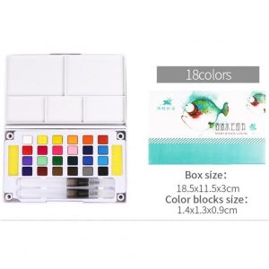 More PC Accessories |   Solid Watercolor Paint Set Computer Peripherals 18 color